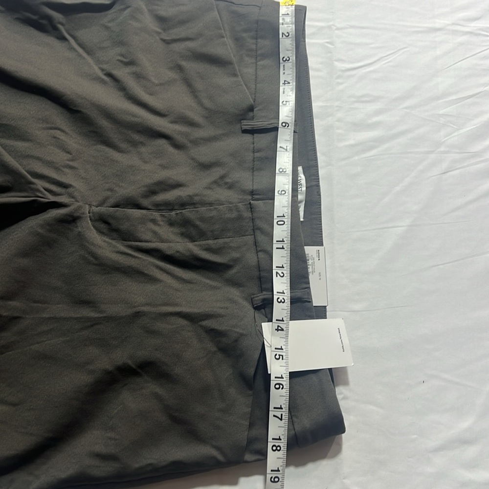 Nine West slim ankle high-rise size 16 gray pants - Picture 8 of 9